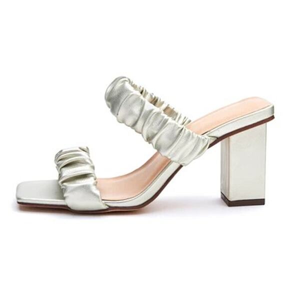 Matisse Coconuts First Love Heeled Sandal 8 New Light Gold - Picture 4 of 5